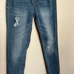 ZARA  Distressed Light Wash Skinny Jean Size 4 Photo 6