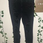 American Eagle  Black Ripped Jegging Jeans Photo 0