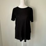 Sandro  Paris black semi-sheer open back top size 2 NWT Photo 1