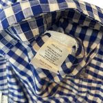 Unique Vintage Women’s High Rise Gingham Shorts in Blue/White Size XL Photo 10