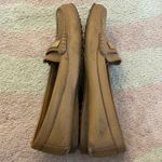 Coach  Fredrica Tan Pebbled Leather Driving Loafers Slip-On Flats Preppy Heritage Photo 5