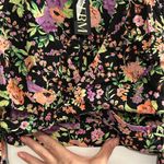 AFRM Women's XS Floral Blouse with Ruffle Accents Long Sleeve Pink Photo 11