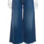 frame denim Jeans Size 26 (Wide Leg Frayed Raw Hem) Dominion Jeans Photo 2