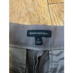 Banana Republic  High‎ Rise Belted Pleated Stretch Crepe Shorts Brown Women's 2 Photo 4