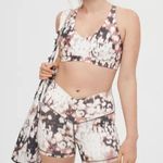 Aerie | OFFLINE Shine Strappy Back Sports Bra in Coco Cream Brown Print Medium Photo 2