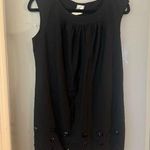 C. Luce  Black Embellished Mini Dress Boutique Vintage Medium Photo 0