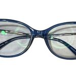 Giselle Reese Blue Rhinestone Women's Cat Eye Frames Eye Glasses 53 Photo 5