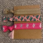 Tassel and Tie Hair Tie Set #123 Pink Photo 2