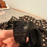 White House | Black Market Diamond Print Chiffon Dress Sz Small Black Long Sleeve Photo 8