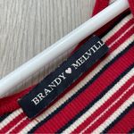 Brandy Melville  Dress striped bodycon mini Red (one size) summer party casual Photo 1