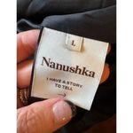 Nanushka Dress Women Large Black Faux Leather Layan Mini NWT Whimsigoth Goth Photo 12