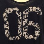 Aerie  Floral 06 Tank Top in Navy/White - Size Small, Scoop Neck, Sleeveless Photo 1