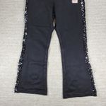 Nanette Lepore  Sequin Tuxedo Pants Women Small Black Pull On Dressy NEW Photo 7