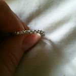 Rhinestone v shaped band Silver Photo 4