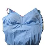Jessica Simpson Bathing Suit Women’s Size Large One Piece Blue Pink Swimsuit Photo 9