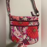 Vera Bradley  Bag Triple Zip Hipster Crossbody Bohemian Blooms Retired Print Red Photo 1