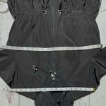 Betsey Johnson  Black Peplum Anorak Jacket Size M Photo 15
