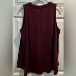 Tek Gear  maroon burgundy on-the-go-gear tank top - maroon burgundy - size Large Photo 4