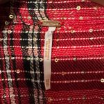 Free People  Red Plaid Button Down Shirt Photo 1