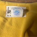 70s Lounge Craft Original Golden Yellow Satin Bow Rhinestone Button House Coat Size undefined Photo 5