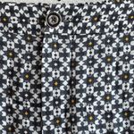 Anthropologie Maeve Callahan High Waist Wide Leg Blue Printed Pants Size 6 Photo 7