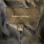 Banana Republic  Blue Gray Wool Blend Tweed Blazer Jacket Lined Women’s Size 6 Photo 7