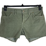 Carve Designs  SZ 10 Oahu Corduroy Shorts Stretch Zip-Fly Mid-Rise Frayed Pockets Photo 0