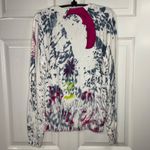 Vintage IDI by Matthew Art to Wear Top Women's Size Large Rayon Embellished Bead White Photo 2