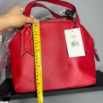 Betsey Johnson  "So Charming" dome satchel bag in red Photo 6