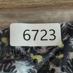 St. John Sport Womens M White Navy Yellow Daisy Print 3/4 Sleeve Stretch Medium Photo 8