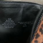 Marc Fisher  brown leopard print block heel booties size 6.5 Photo 3