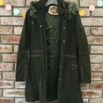 Sugar Lips Green Utility Parka Jacket Photo 0