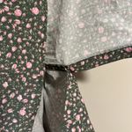 Maje  rakita puff sleeve woven pleated mini dress belted floral sage cottagecore Photo 8