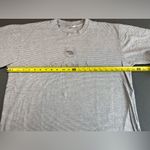 Roma Short Sleeve Tee Shirt Embroidered Stripes crew Neck size Large Gray Photo 4