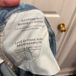 frame denim FRAME Le High Flare Jeans Women's Light Wash Raw Hem‎ Cropped Denim 32 Photo 7