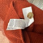 VERO MODA  Kylie Button Blocked Striped Cardigan Sweater Rust/Orange Women XS Photo 4