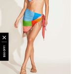 Vitamin A Multicolor Linen oversized shirt with matching sarong perfect condition Photo 1