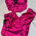 Sincerely Jules Satin Corset Cargo Pants Set NWT! Photo 0