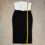 Betsy and Adam  Rosette Sequins Bodice Sheath Cocktail Dress 8 Photo 10