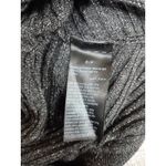 White House | Black Market Whitehouse/ Blackmarket Charcoal/Silver Ribbed Knit Tunic Sweater Boat Neck Sz S Photo 4