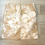Pacific&Co NY&|| Tan/white Hawaiian skirt with pockets Photo 0