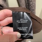 Love Token Snakeskin Print Tie Jacket Brown Size Small Photo 7