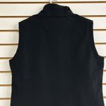 Iceburg Women’s Wind/Water Resistant Vest Size Small Black EUC Lined Pockets Photo 4