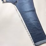 Nicki Minaj  Women's Rolled Up Denim Capris With Logo Sz 9/10 Photo 2