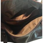 Giani Bernini Giani‎ Bernini Women Brown Leather Baguette Shoulder Bag Y2K 00s Casual Feminine Photo 6