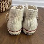 Converse  Chuck Taylor All Star Winter Sweater Knit Hi Top Sneaker Ivory 8 Photo 5