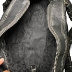 Furla Black Leather Shoulder Bag with Ruched Handle Photo 2