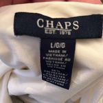 CHAPS nautical ruched pull over sheath dress flattering comfortable size Large Photo 3