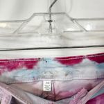 Seven7 Size 14 Cropped Jeans Handmade Tie Dye High Rise Ankle Frayed Hem 1013 Photo 10