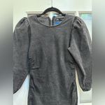 ZARA Fiona Limited Edition 80’s Collection Black Acid Wash Denim Dress Size S Photo 5